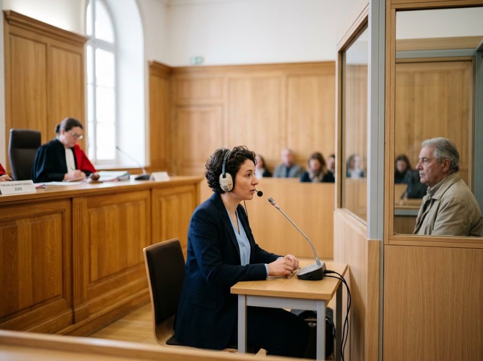 Interprète judiciaire garantit un procès équitable